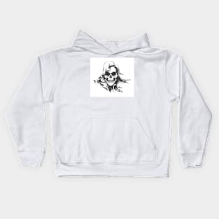 Skull in a Hood Kids Hoodie